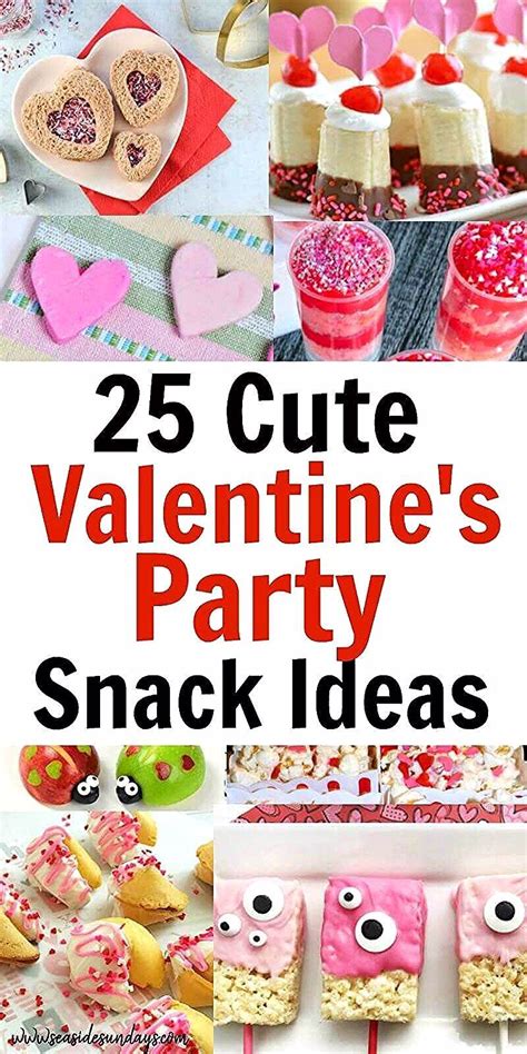 cute valentine snacks for school