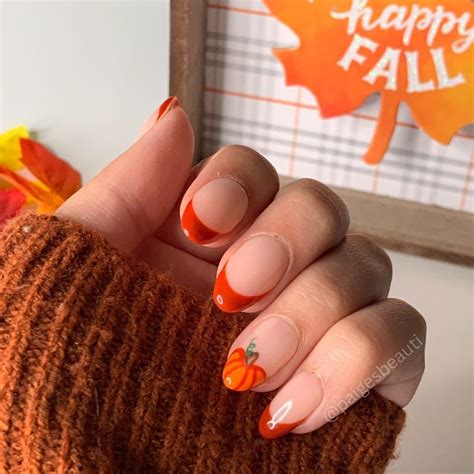 Cute White Nails For Fall