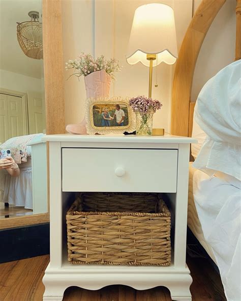 Cute White Nightstand