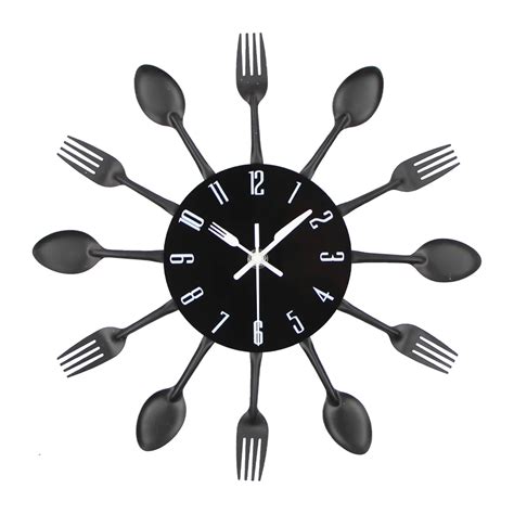 cutlery wall clock uk