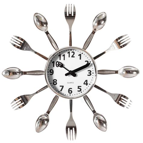 cutlery wall clock uk