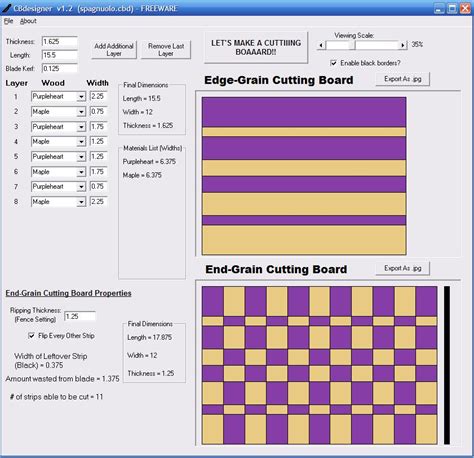 Cutting Board Design Software