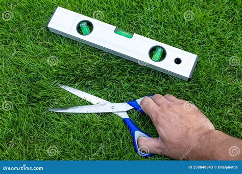 Cutting Grass Scissors Gif