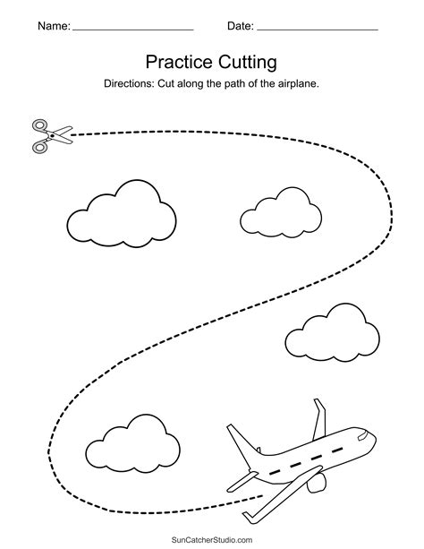 Cutting Worksheets Printable