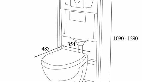 Cuvette Wc Dimension Ideal Standard WC Suspendu Eurovit 355 X 520 X 370