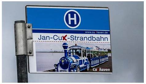 10189247 - 2190 Cuxhaven Jan-Cux-Express / Cuxi-Bahn Am Faehrhafen Foto