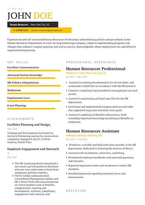 100+ Professional Resume Samples for 2020 ResumeKraft Human