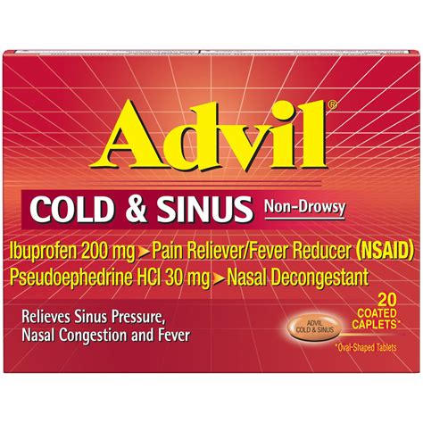 Cvs Advil Cold And Sinus