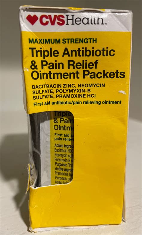 Cvs Antibiotic Ointment Packets