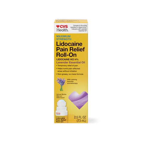 CVS Lidocaine Pain Relief Cream External Analgesic 2.7 oz