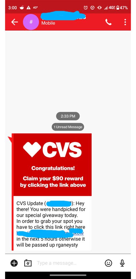 cvs phone scams