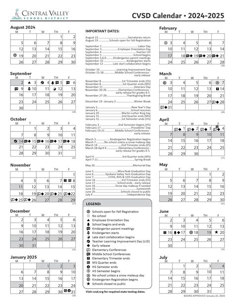 Cvsd School Calendar