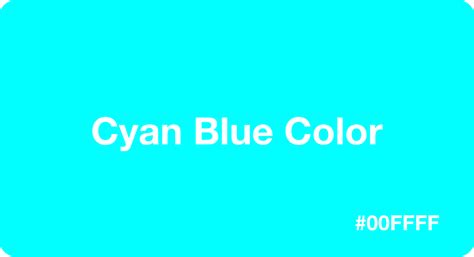 cyan blue paint code