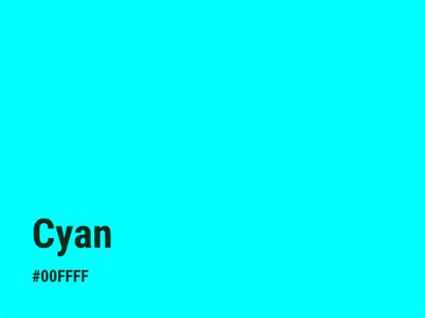 cyan colour code ff