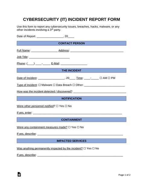 cyber attack report example