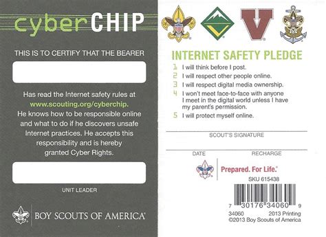 cyber chip green card printable