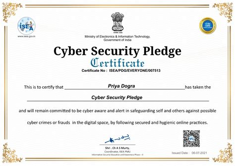 cyber security certification cost in india