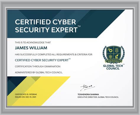 cyber security certification programs