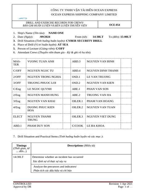 cyber security drill example pdf