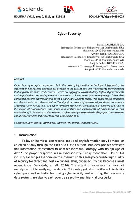 cyber security research papers 2020