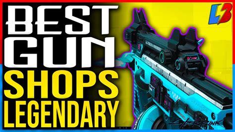 cyberpunk 2077 best gun store