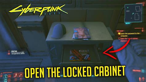 cyberpunk 2077 locked cabinet key