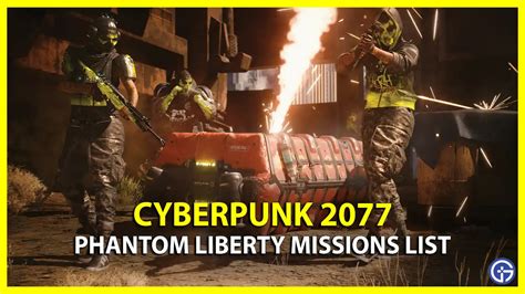 cyberpunk 2077 main mission list