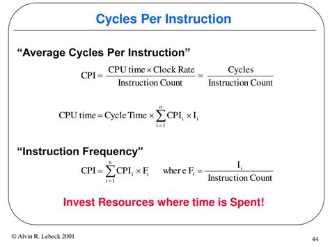 Cycles Per Instruction In Computer Organization