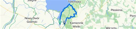 cycling elblag poland to kadyny