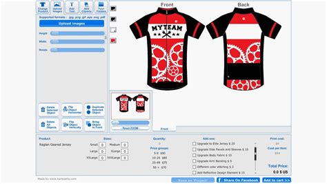 Cycling Jersey Design Tool