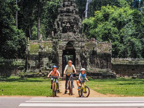 cycling route Angkor temples