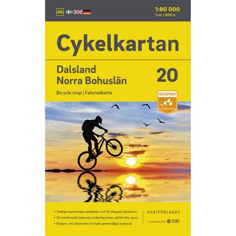 Cykelkarta Dalsland / Norra Bohuslän Sweden by Bike