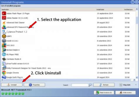 cylance protect uninstall tool