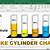 cylinder chart in excel 2013