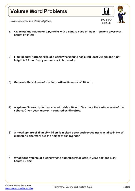 Cylinder Volume Word Problems Pdf