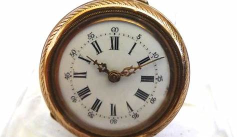Ladies' Cylindre Remontoir 10 Rubis pocket watch circa