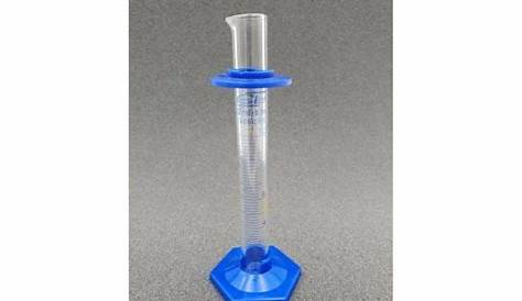 Cylindre gradué haut 10 ml verre borosilicate 2 pces 1
