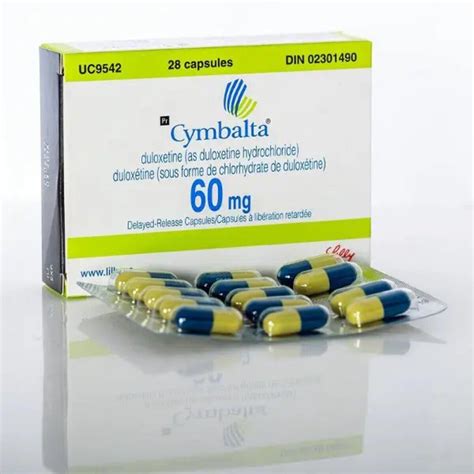 cymbalta 60 mg posologie