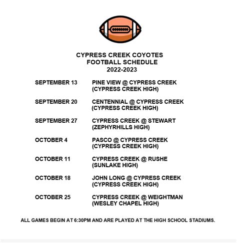 cypress creek middle school schedule