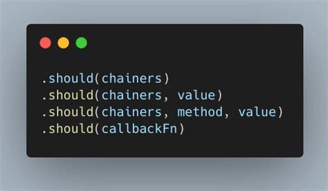 Cypress Should Examples