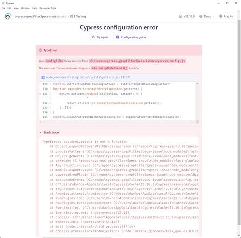 Cypress Throw Error And Continue