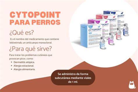 ackages and vial of animal medicine called "Cytopoint" containing