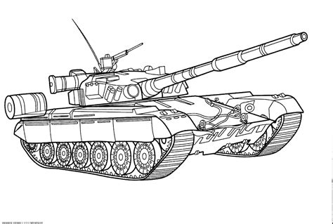 czołg t-80 kolorowanka