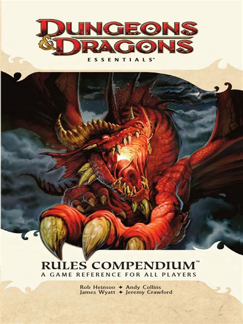D&D Rules Compendium Pdf