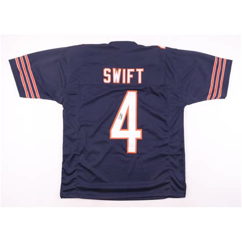 D'andre Swift Grey Jersey