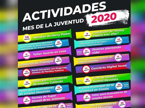 día internacional de la juventud actividades