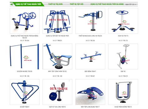 dụng cụ thể thao ngoài trời