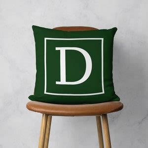 D Monogram Pillow Case