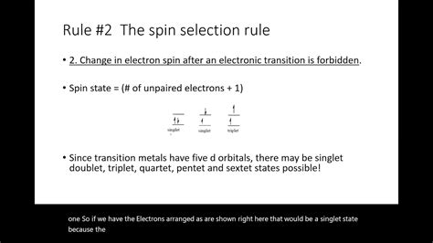 D-D Transition Selection Rules