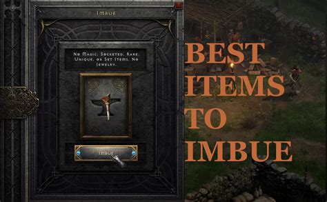 D2 Best Imbue Items